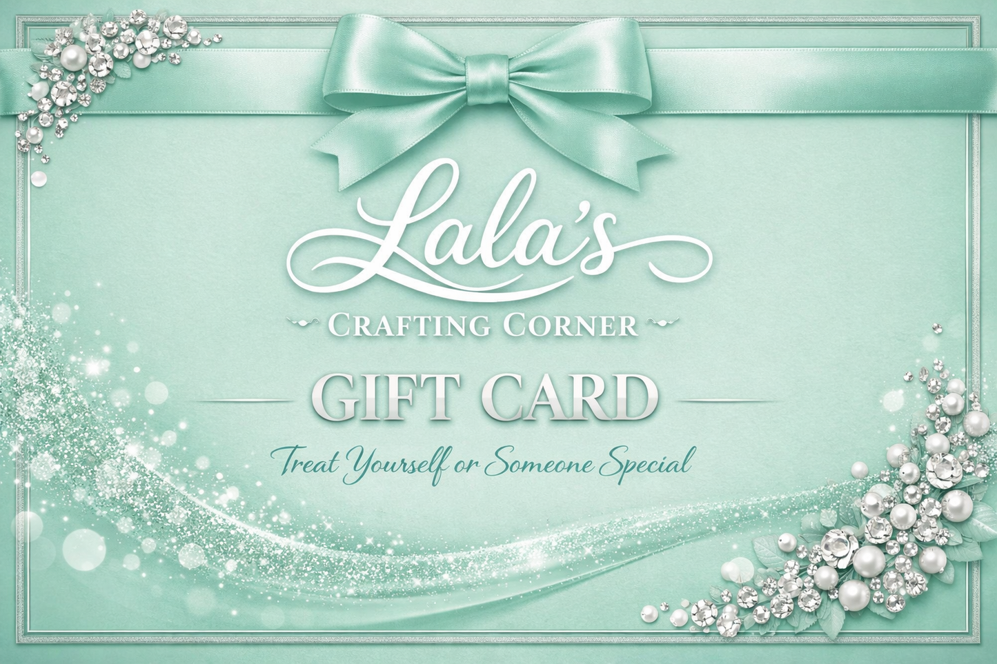 Lala's Crafting Corner Gift Card / Tarjeta de regalo de Lala's Crafting Corner