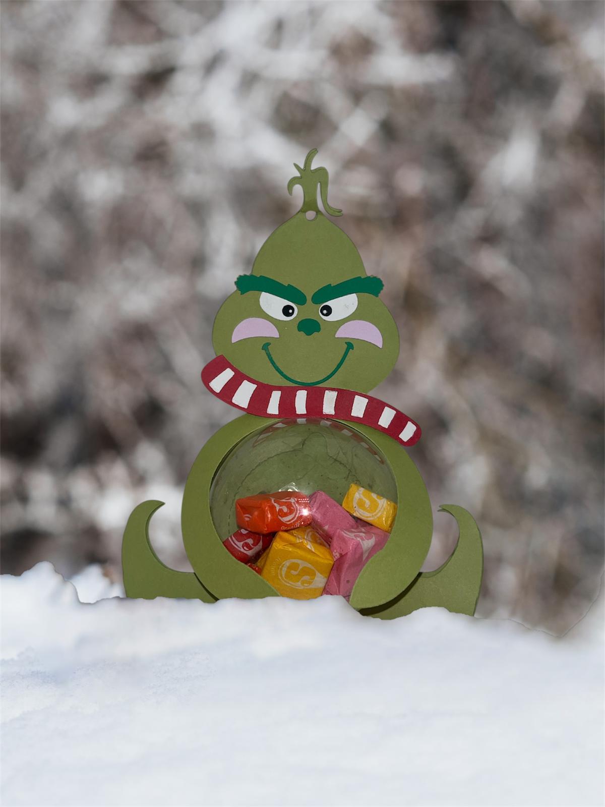 Grinch Stole Christmas Candy Dome (Candy Included )