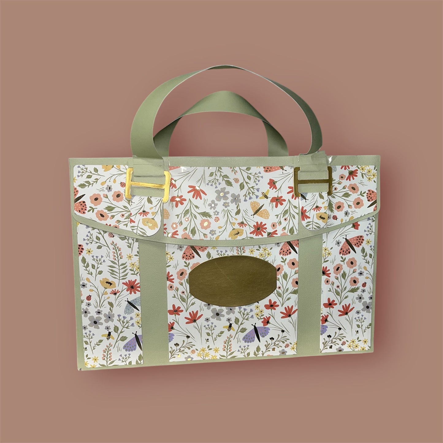 Green Garden Purse Gift Box