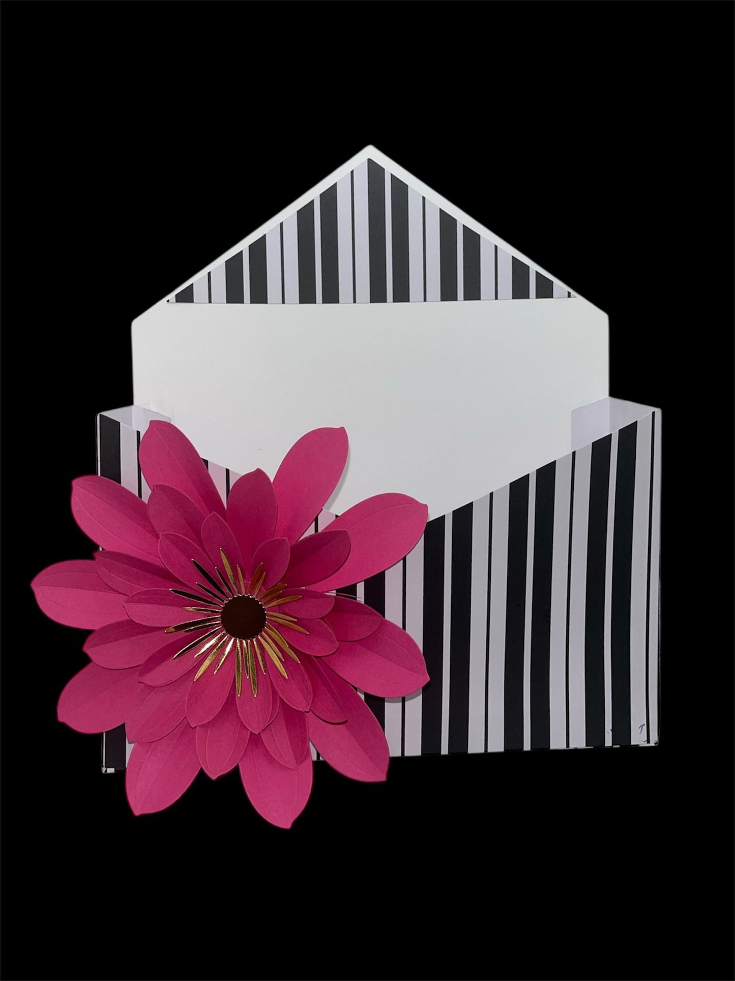Bold Flower Envople Purse Gift Box