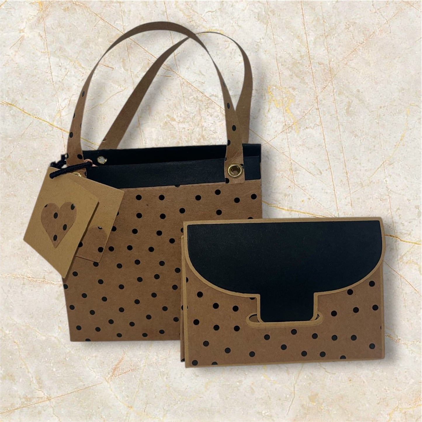 Purse And Wallet Gift Card Holder Set